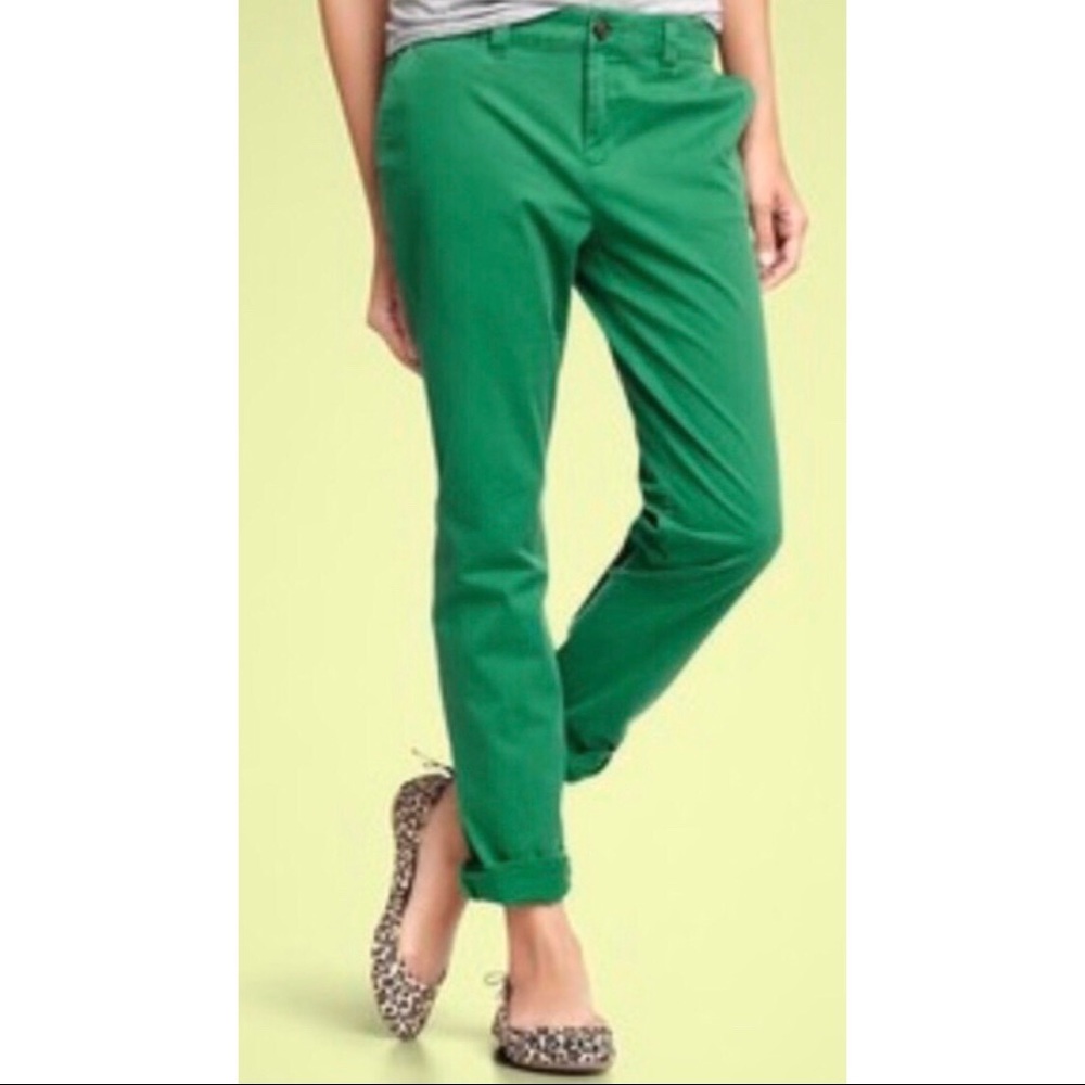Gap Green Broken-In Chinos